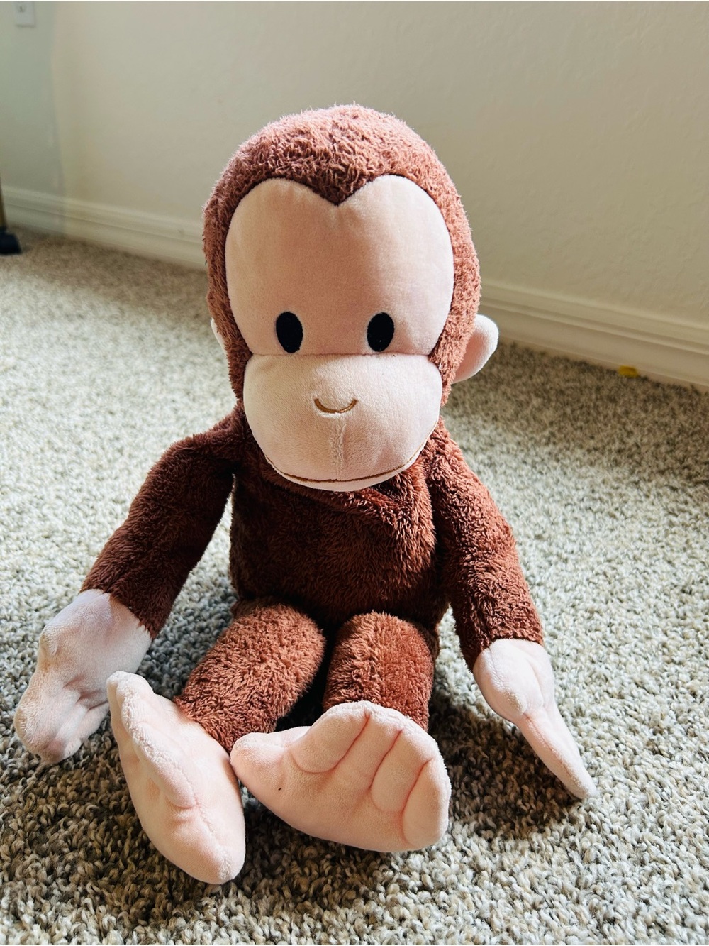 Kohl's Cares Curious George  Plush Stuffed Animal 15" Brown Monkey